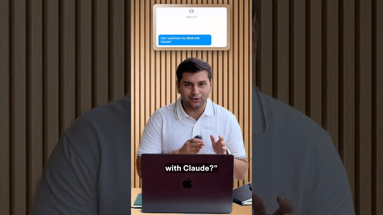 Thumbnail for How to Automate Your Gmail with Claude AI (No-Code Guide)