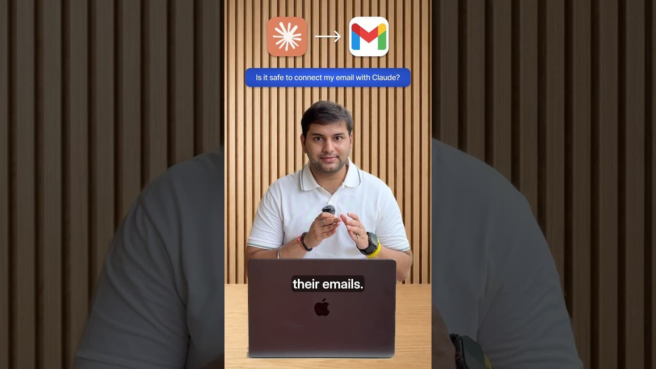 Thumbnail for How to Connect Claude AI to Gmail Safely | Step-by-Step Guide
